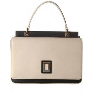 NEW LUANA ITALY women's sofia mini satchel in creme brule